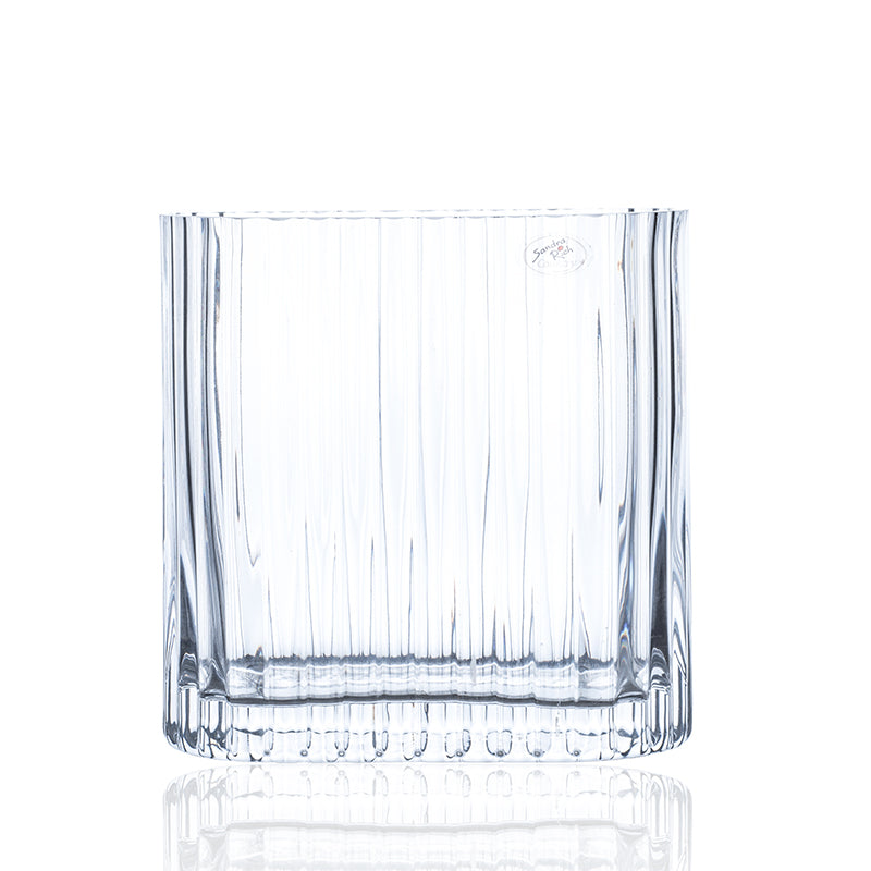 Glasvase oval 18cm