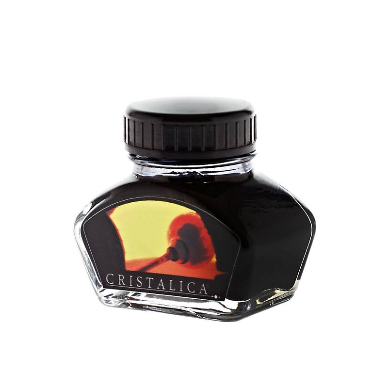 Tintenfass mit Tinte blau "Feder" (30ml)