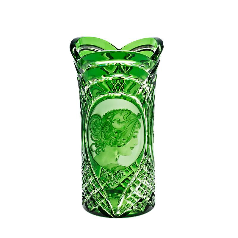 Vase handgeschliffen "King" (21cm)
