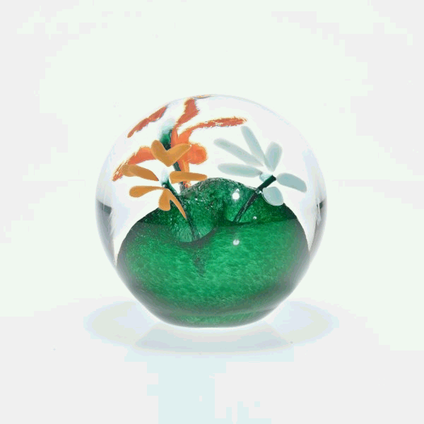 Glaskugel/ Briefbeschwerer (10cm)