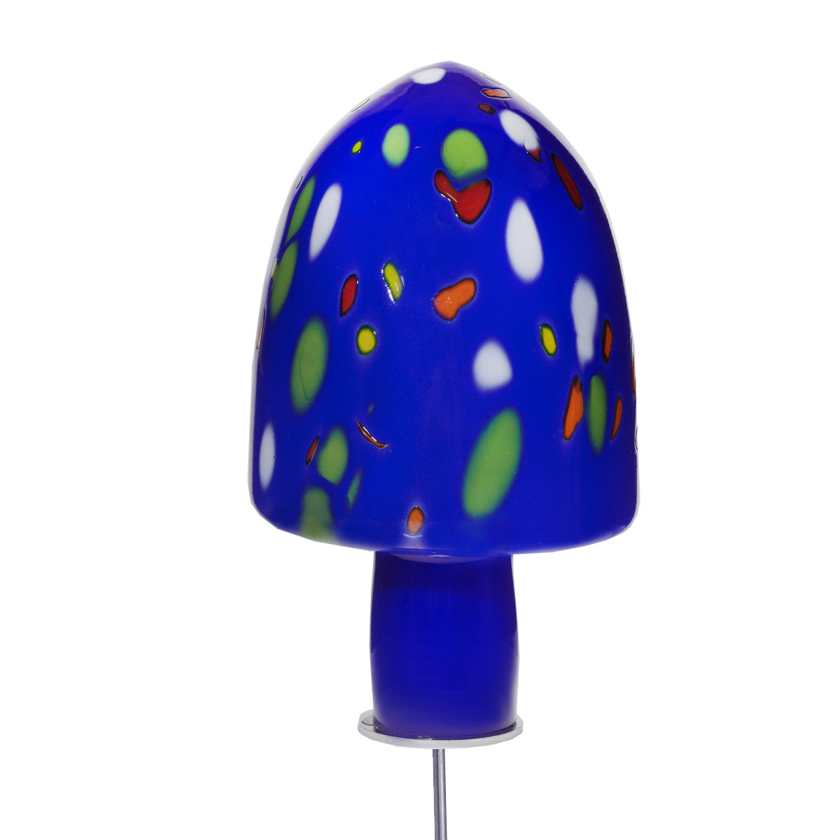 Glas-Hut-Pilz 25cm Gartenflair inkl. Stab