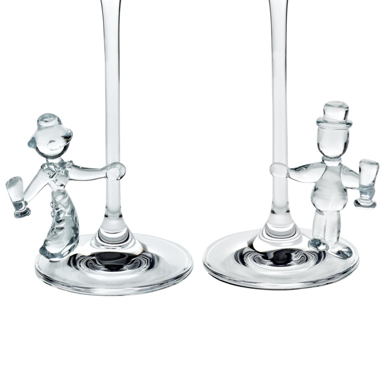 Sektglas Braut & Bräutigam Hochzeitsglas 2er-Set