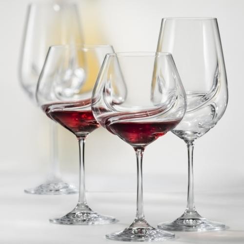 Rotweinglas Weinkelch Turbulence 550ml klar Kristallglas dekantieren