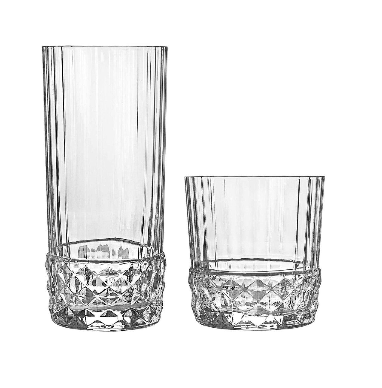 Longdrinkglas Americas ´20s 480ml Trinkglas Becher Retro Vintage Kristallglas