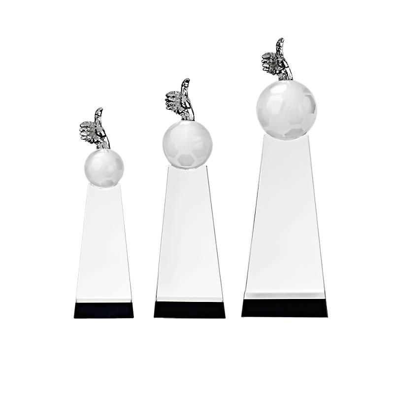 Fußballtrophäe Daumen hoch Pokal 26cm