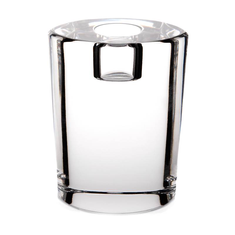 Kerzenhalter Starlight 10cm, transparent aus Bleikristall