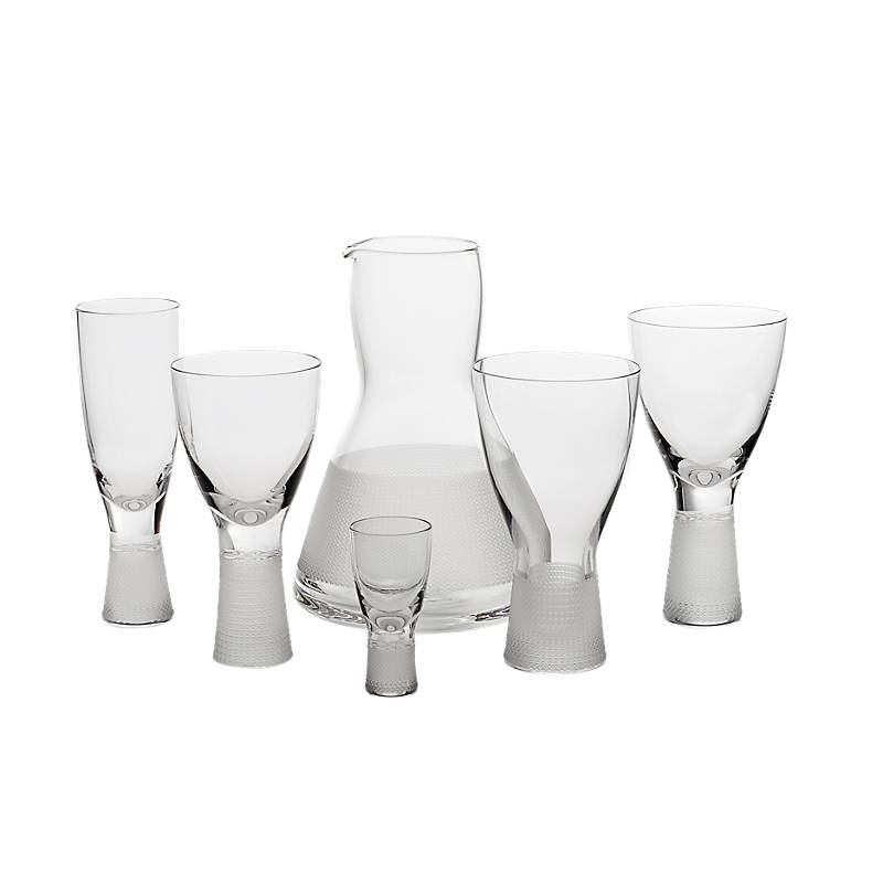 Wasserglas Fine and Divine 400ml, Transparent, aus Bleikristall