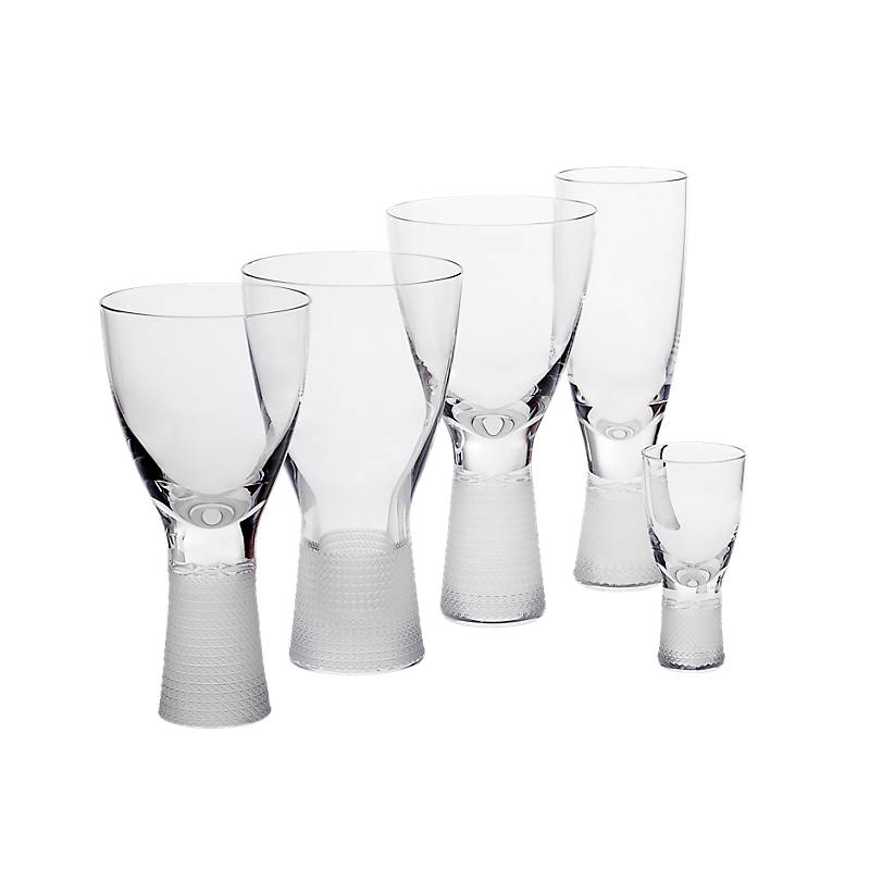 Wasserglas Fine and Divine 400ml, Transparent, aus Bleikristall