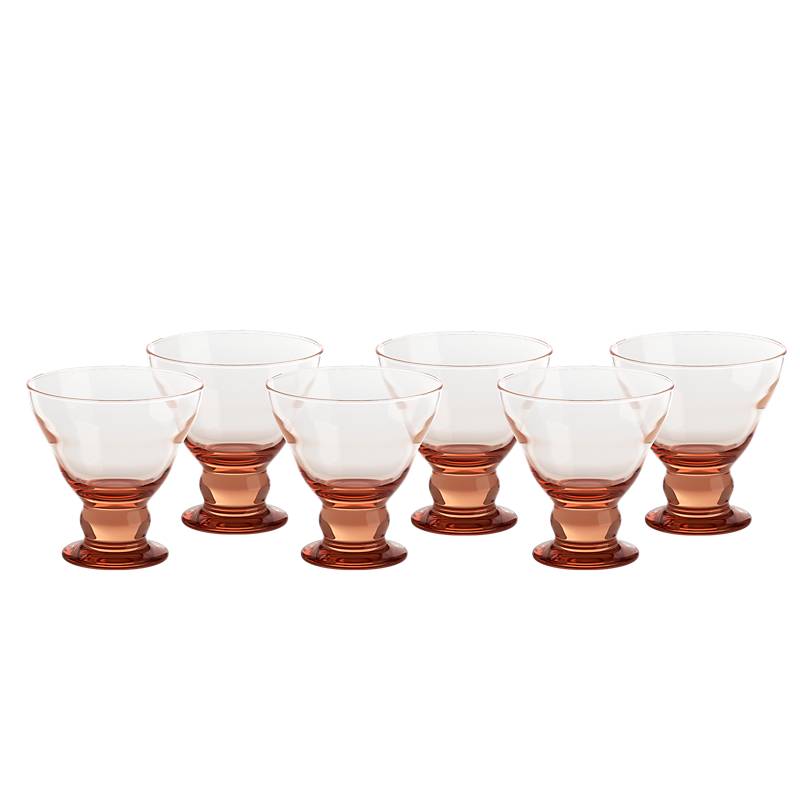 Eiscremeglas Antico 6er-Set Colori Vero12,5cm rosa