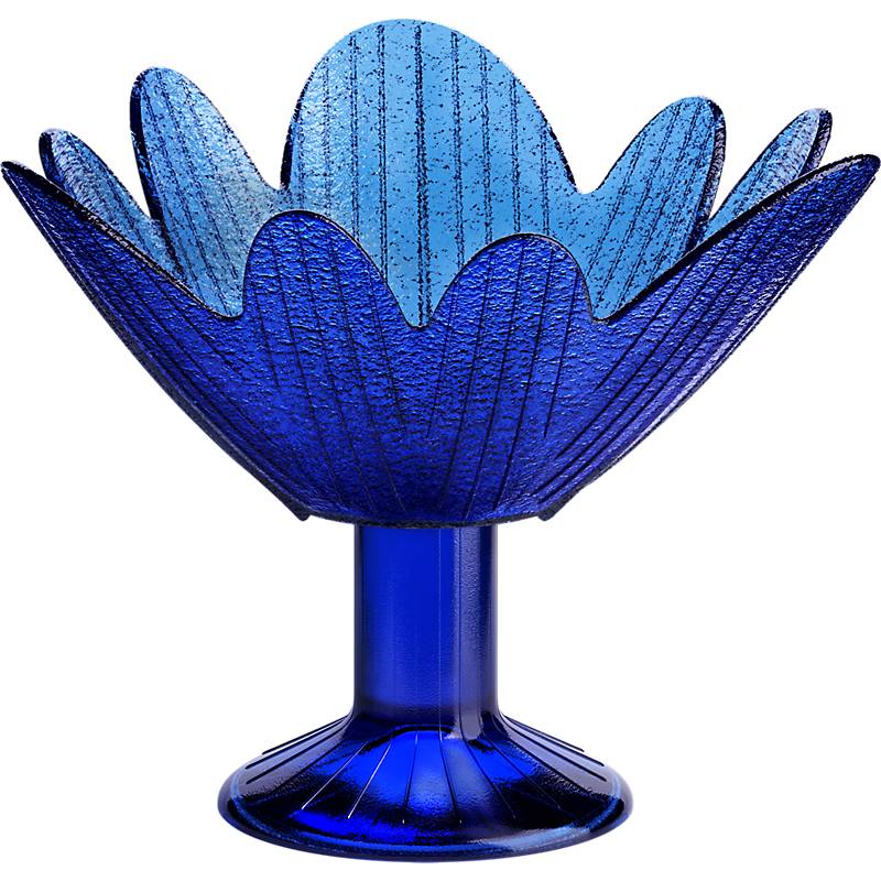 Eiscremeglas Eisbecher Eisglas Eisschale Seerose 6er-Set blau Colori Gelato 11cm