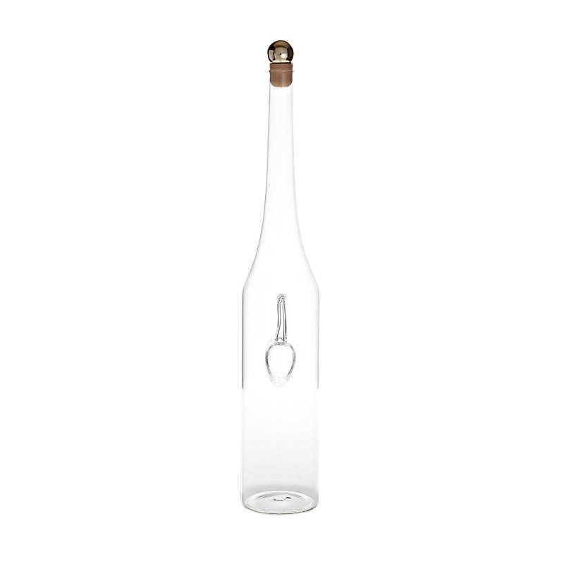 Geschenkflasche Glasherz Präsent 400ml
