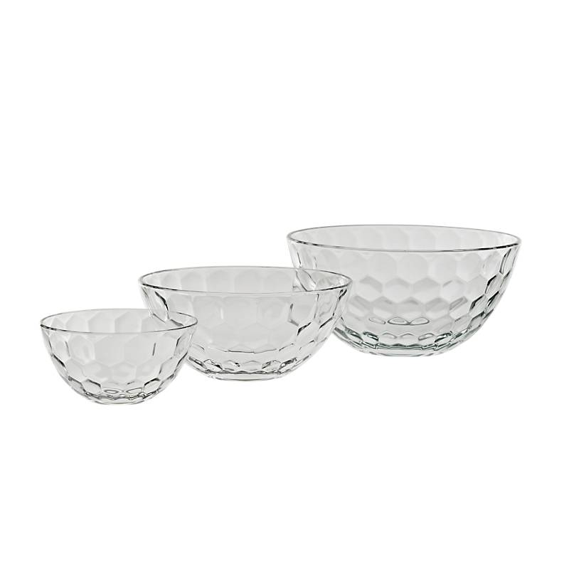 Glasschale "Wabe"  (13cm)