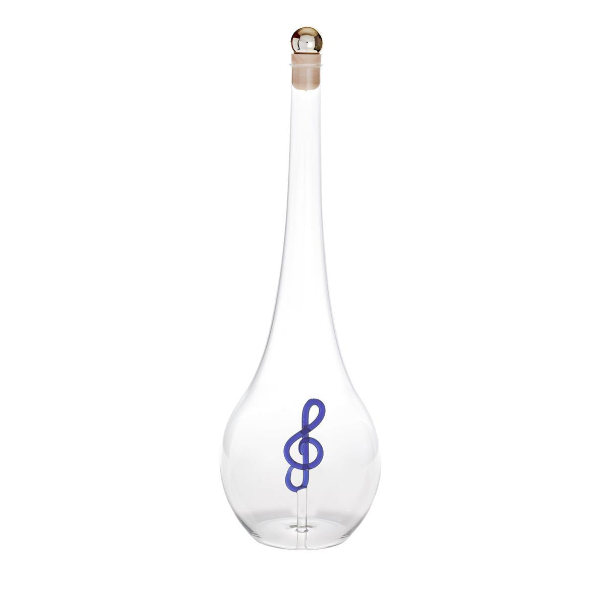 Geschenkflasche Notenschlüssel Präsent 500ml