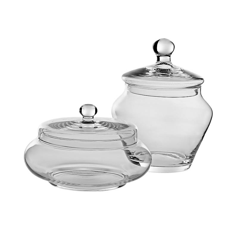 Bonboniere Candy Famous 22cm Keksdose Gefäß mit Deckel Vorratsdose Klarglas