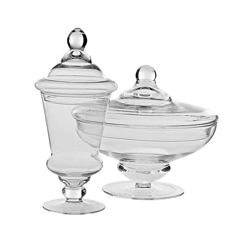 Bonboniere Pokal Famous 24cm Keksdose Gefäß mit Deckel Vorratsdose Klarglas