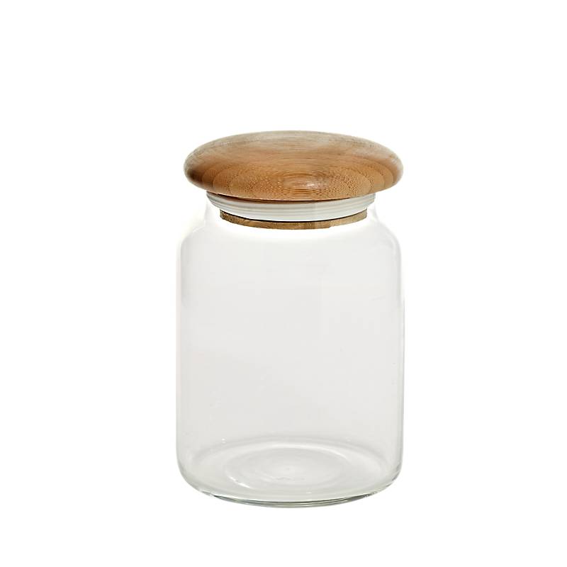 Vorratsglas Vorratsdose luftdicht mit Holzdeckel div. Größen