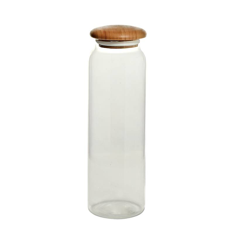 Vorratsglas Vorratsdose luftdicht mit Holzdeckel div. Größen