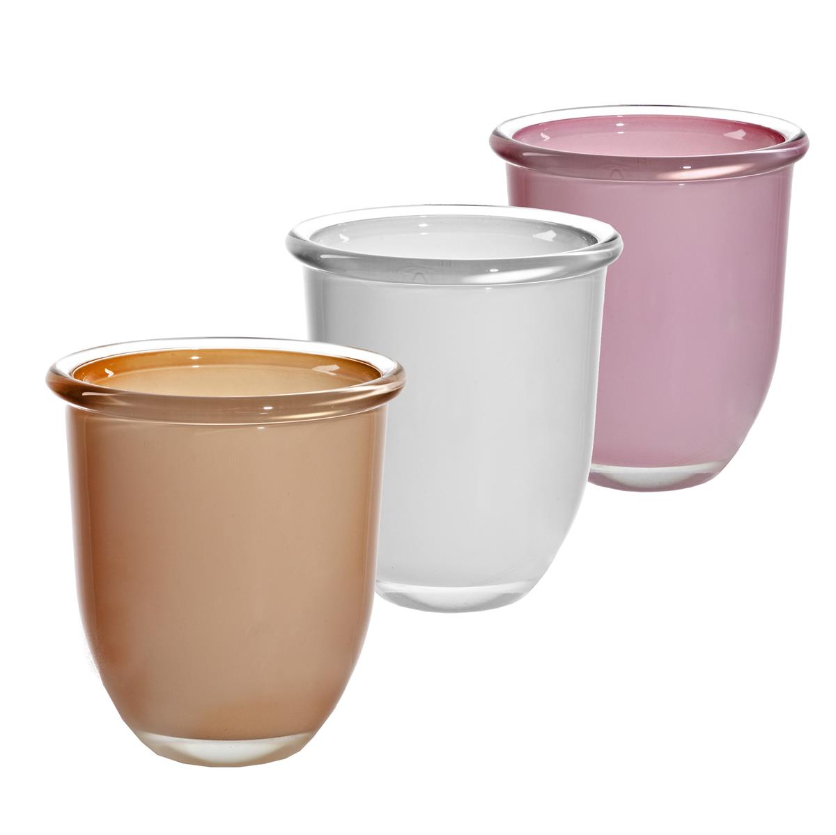 Vase "Cosmo" diverse Farben 15 cm