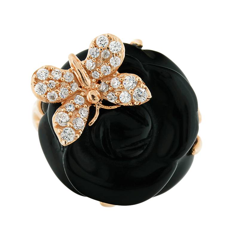 Ring Rosa aus 925 Sterling Silber Schmuck für Damen Friends