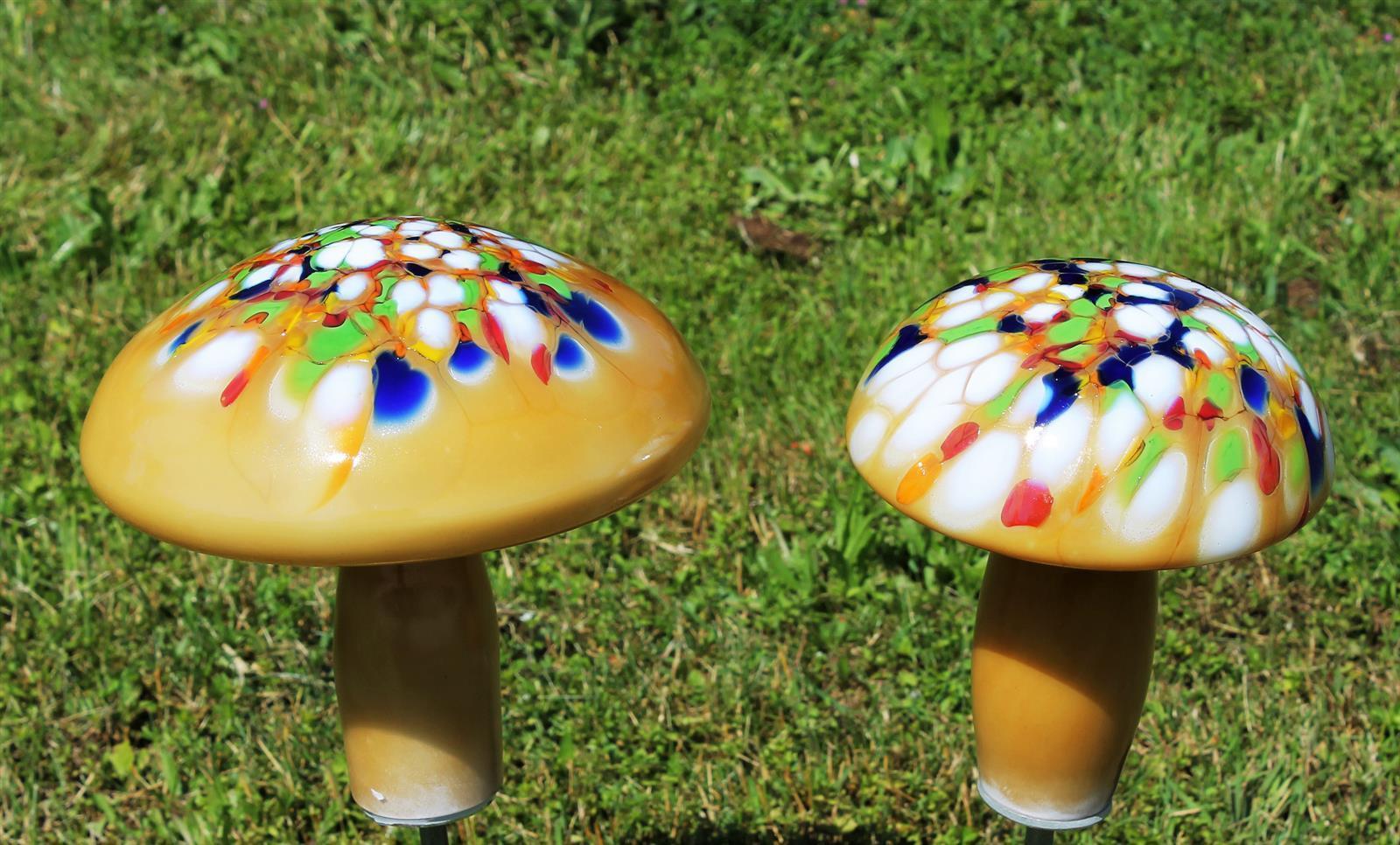 Glas-Pilz 18cm Gartenflair inkl. Stab