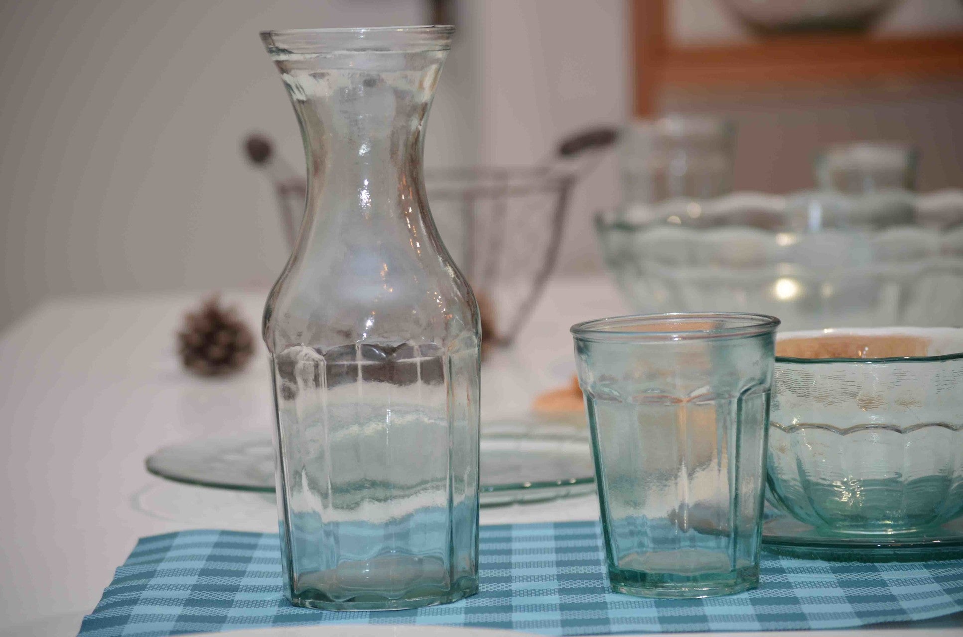 Trinkglas Casual 220 ml Saftglas Becher Retro Recycling-Glas