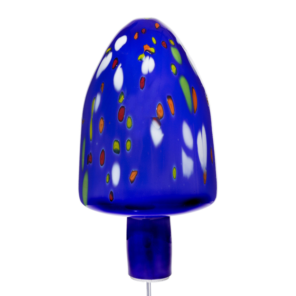 Glas-Hut-Pilz 33cm Gartenflair inkl. Stab