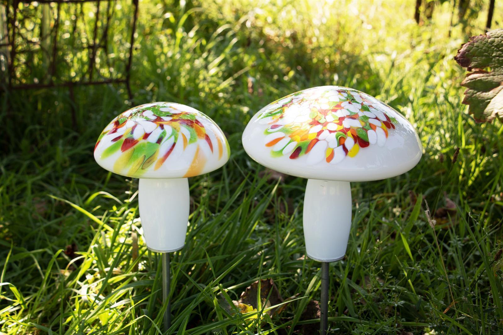 Glas-Pilz 18cm Gartenflair inkl. Stab