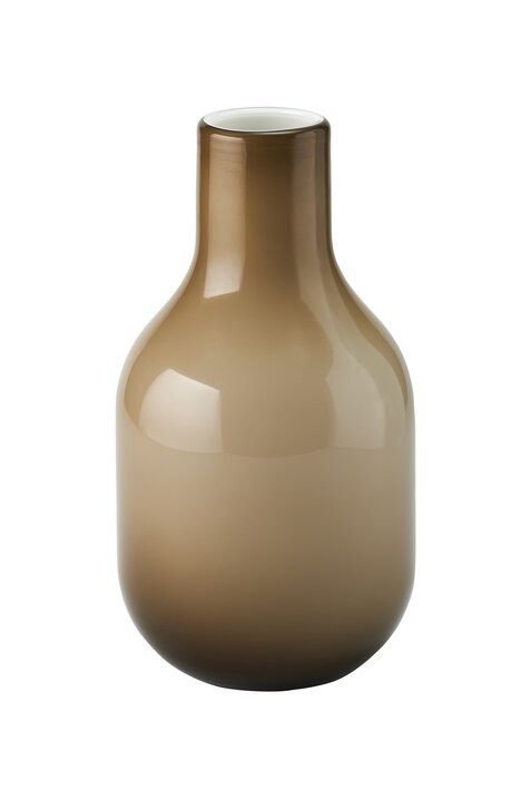 Glasvase braun Pearl 34cm
